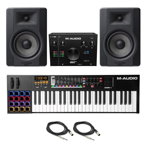 M-Audio Code 49 (Black) Studio Bundle - Bundle