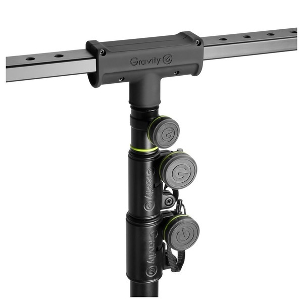 Gravity LSTBTV17 Small Lighting Stand With T-Bar Adjustment Collars