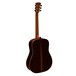 Faith Saturn Dreadnought Acoustic, Hi Gloss Natural Back View