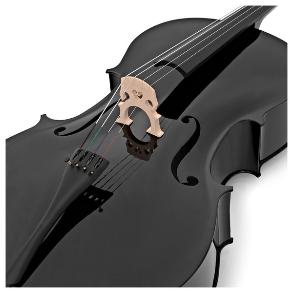 Student 4/4 Size Cello with Case by Gear4music, Black