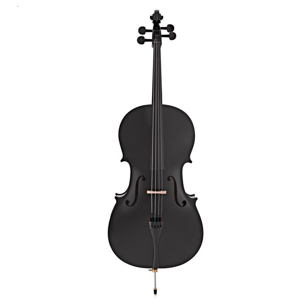 Student 4/4 Size Cello with Case by Gear4music, Black
