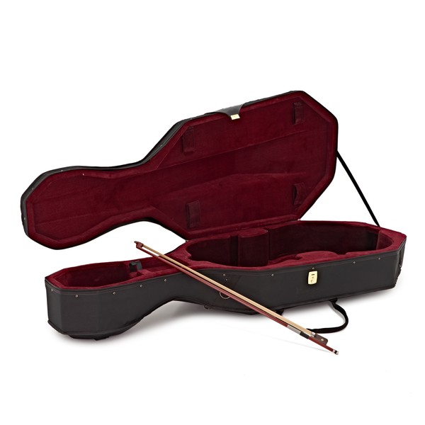 Student 4/4 Size Cello with Case by Gear4music, Black