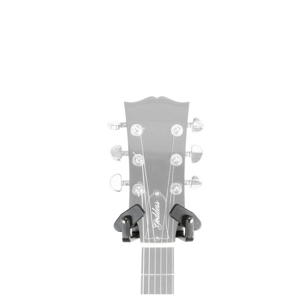 Gravity GS01WMB Guitar Wall Mount Hanger With Neck Hug Guitar Not Included Neck Hugging