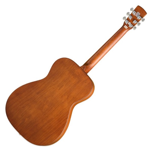 Epiphone Dobro Hound Dog Round Neck Resonator, Vintage Brown Back