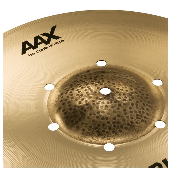 DISC Sabian AAX 16'' ISO Crash Cymbal, Brilliant Finish at DISC Sabian AAX 16'' ISO Crash Cymbal, Brilliant Finish at