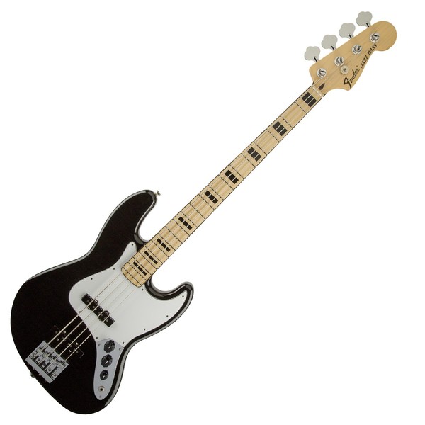 Fender Geddy Lee Jazz Bass with Maple Fingerboard, Black