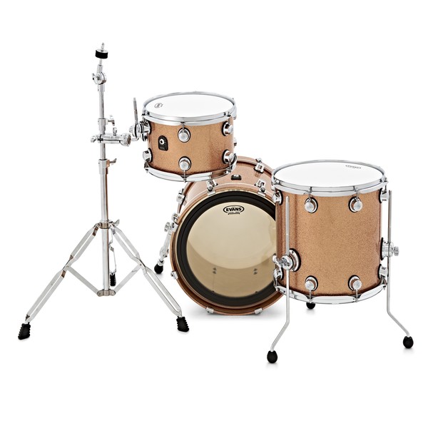 Natal Café Racer 18" 3pc Jazz Shell Pack, Champagne Sparkle