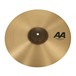 Sabian AA 16'' Raw Bell Crash Cymbal, Natural - Angle