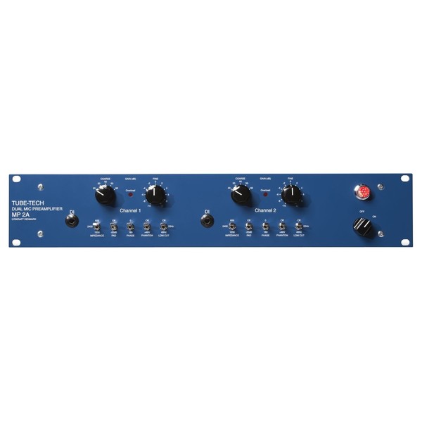 Tube-Tech MP-2A Microphone Preamp, Stereo - Front