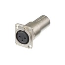 Neutrik NA3FDM 3-Pin Female XLR to 3-Pin Male XLR Panel-Mount Adaptor