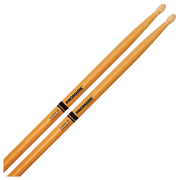 Promark Classic 5B ActiveGrip Clear Drumsticks