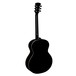 Faith Eclipse Neptune Baby Jumbo Electro Acoustic, Black Gloss Back View