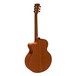 Faith Jupiter Jumbo Cutaway Electro Acoustic Back View