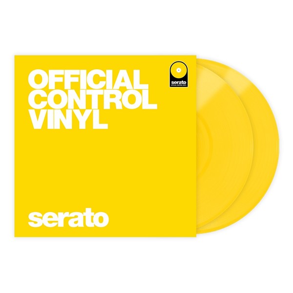 Serato 12'' Performance Series Control Vinyl, Yellow (Pair) - Sleeve