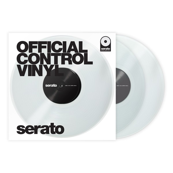 Serato 12'' Performance Series Control Vinyl, Clear (Pair) - Sleeve