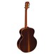 Faith Jupiter Jumbo Acoustic, Hi Gloss Natural Back View