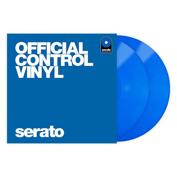 Serato 12'' Performance Series Control Vinyl, Blue (Pair) - Sleeve