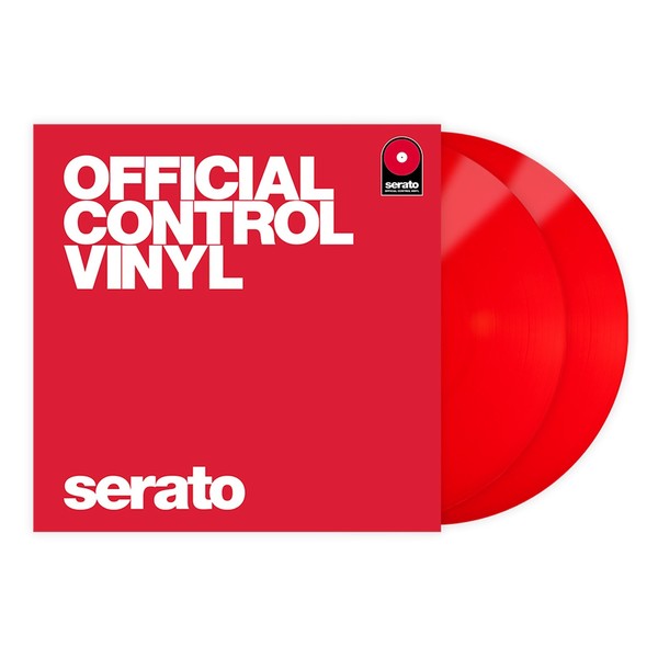 Serato 12'' Performance Series Control Vinyl, Red (Pair) - Sleeve