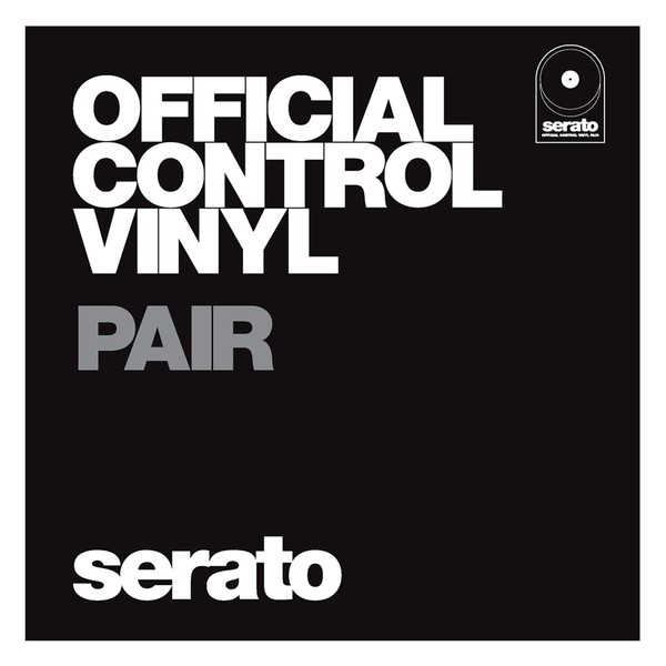 Serato 7'' Control Vinyl, Black (Pair) - Sleeve