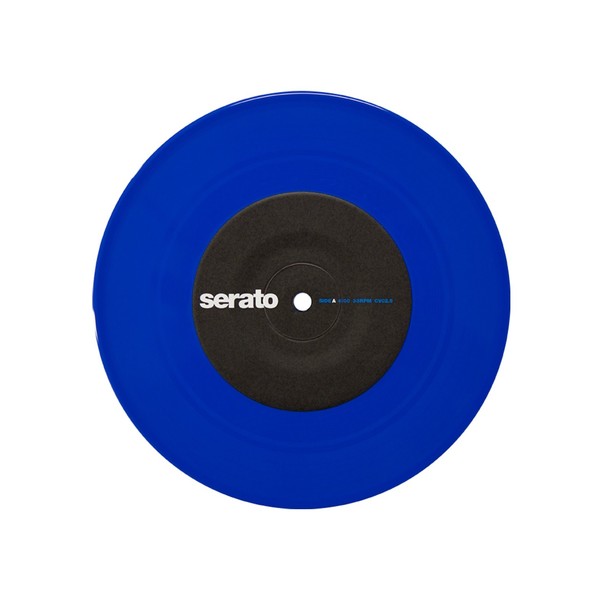 Serato 7'' Control Vinyl, Blue (Pair) - Main