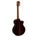 Faith Venus Electro Acoustic Left Handed, Hi Gloss Natural Back View