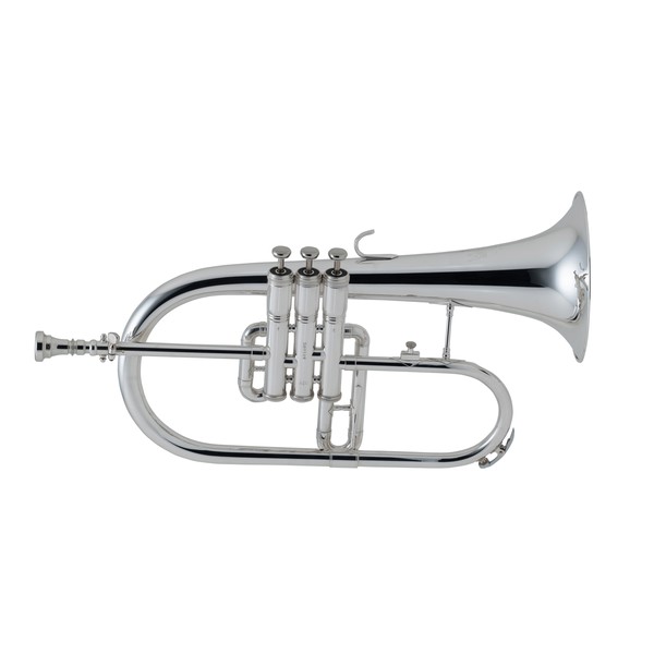 King 650 Flugel Horn, Silver Plate