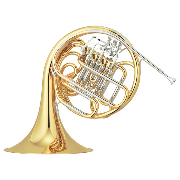 Yamaha YHR567 Intermediate Full Double French Horn, Back