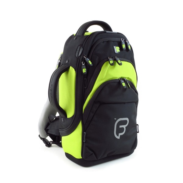 Fusion Premium Cornet Gig Bag, Black and Lime