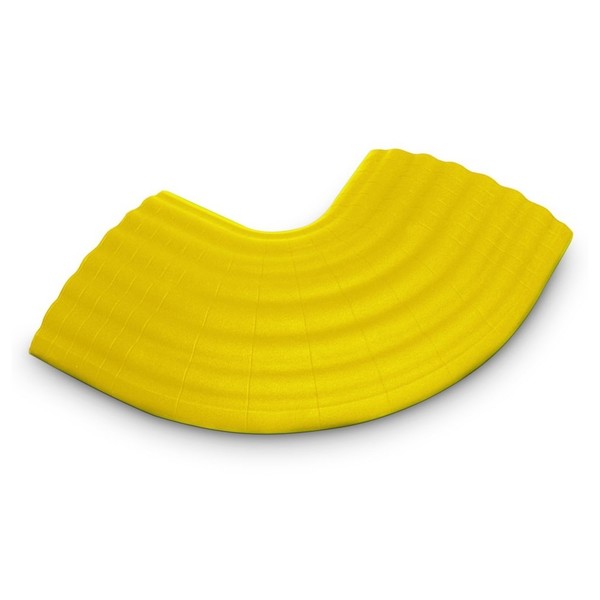 Defender 90-Degree Curve for Defender Office Cable Duct, Yellow