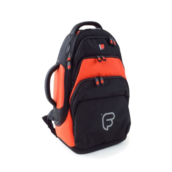 Fusion Premium Flugel Horn Gig Bag, Black and Orange