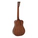 Sigma TM-12+ Electro Acoustic Travel Guitar, Natural Back View