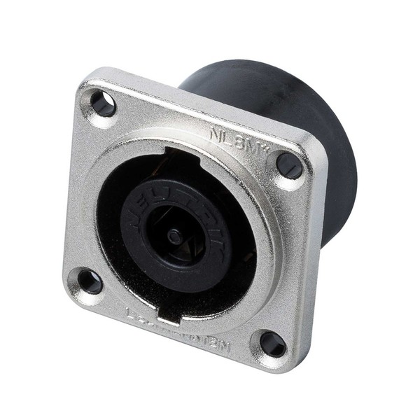 Neutrik NL8MPR 8-Pole SpeakON Chassis Connector, Nickel 1