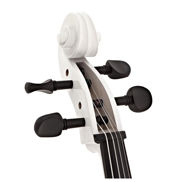 Student 4/4 Size Cello with Case by Gear4music, White