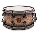 Natal Mappa Burl Maple 13'' x 7'' Snare Drum, Smoked Gloss