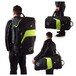 Fusion Premium Triple Trumpet Gig Bag, Black and Lime