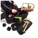 Fusion Premium Triple Trumpet Gig Bag, Black and Blue
