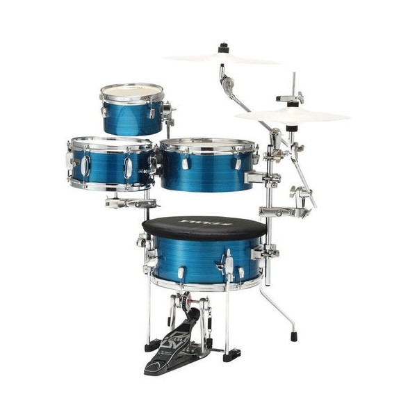 Tama Cocktail Jam Mini Kit with Hardware & Bags, Hairline Blue