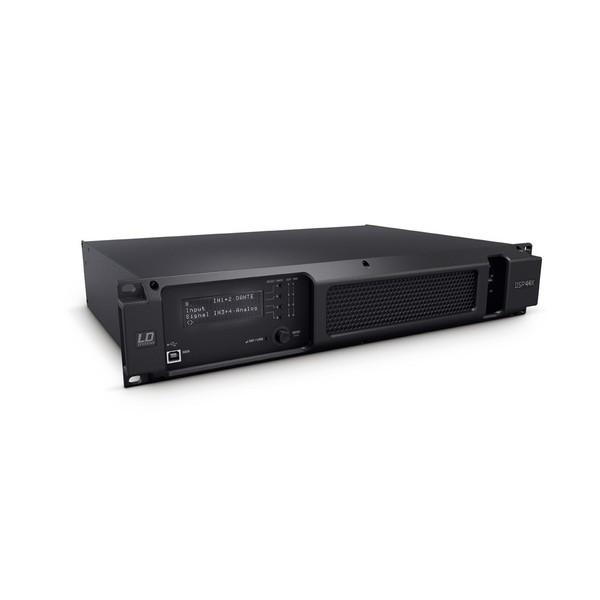 LD Systems DSP44K 4 Channel DSP Power Amplifier With Dante