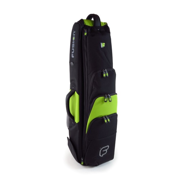 Fusion Premium Jazz Trombone Gig Bag, Black and Lime