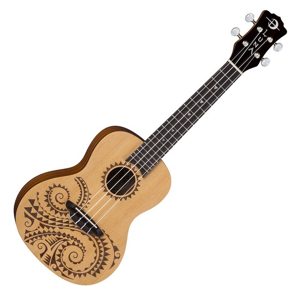 Luna Tattoo Concert Ukulele, Spruce Main