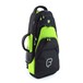 Fusion Premium Alto Sax Gig Bag, Black and Lime