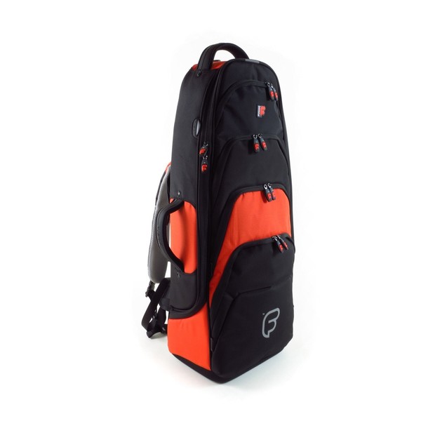 Fusion Premium Tenor Sax Gig Bag, Black and Orange