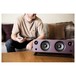 Kanto SYD Powered Speaker, Burgundy - Lifestyle