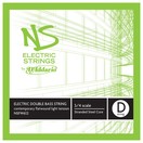 D'Addario NS Electric Contemporary Double Bass D String, 3/4, Light
