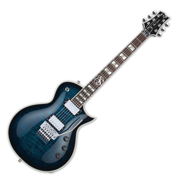 ESP Alex Skolnick FR, Black Aqua Sunburst