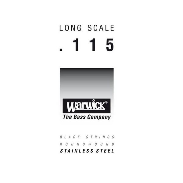 Warwick Black Label Single Bass String, 115