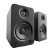 Kanto YU4 Powered Bookshelf Speakers, Matte Black