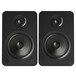 Kanto YU6 Powered Bookshelf Speakers, Gloss Black - Front