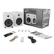 Kanto YU6 Powered Bookshelf Speakers, Gloss White - Unboxed