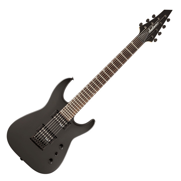 Jackson JS22-7 Dinky 7-String Electric Guitar, Satin Black